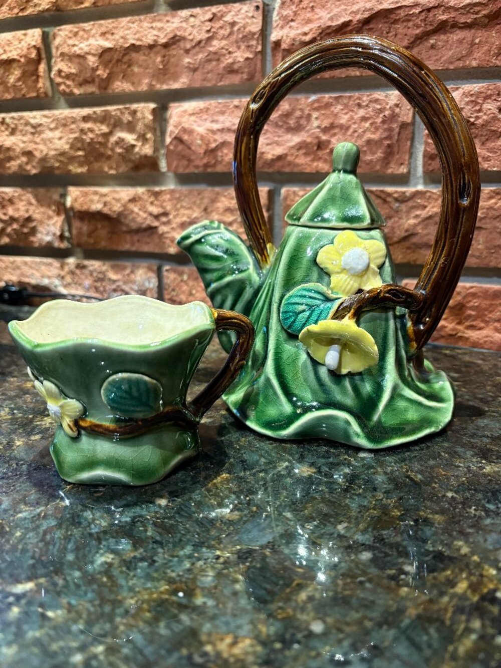 Floral Ceramic Cottagecore Tea Set - Vntg